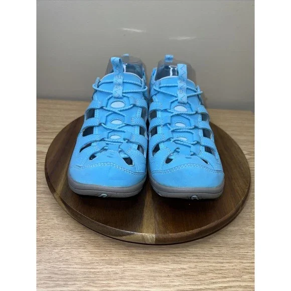 LL Bean Shoes Big Kids Size 6 Turquoise Hiking Water Sandals - Picture 2 of 10